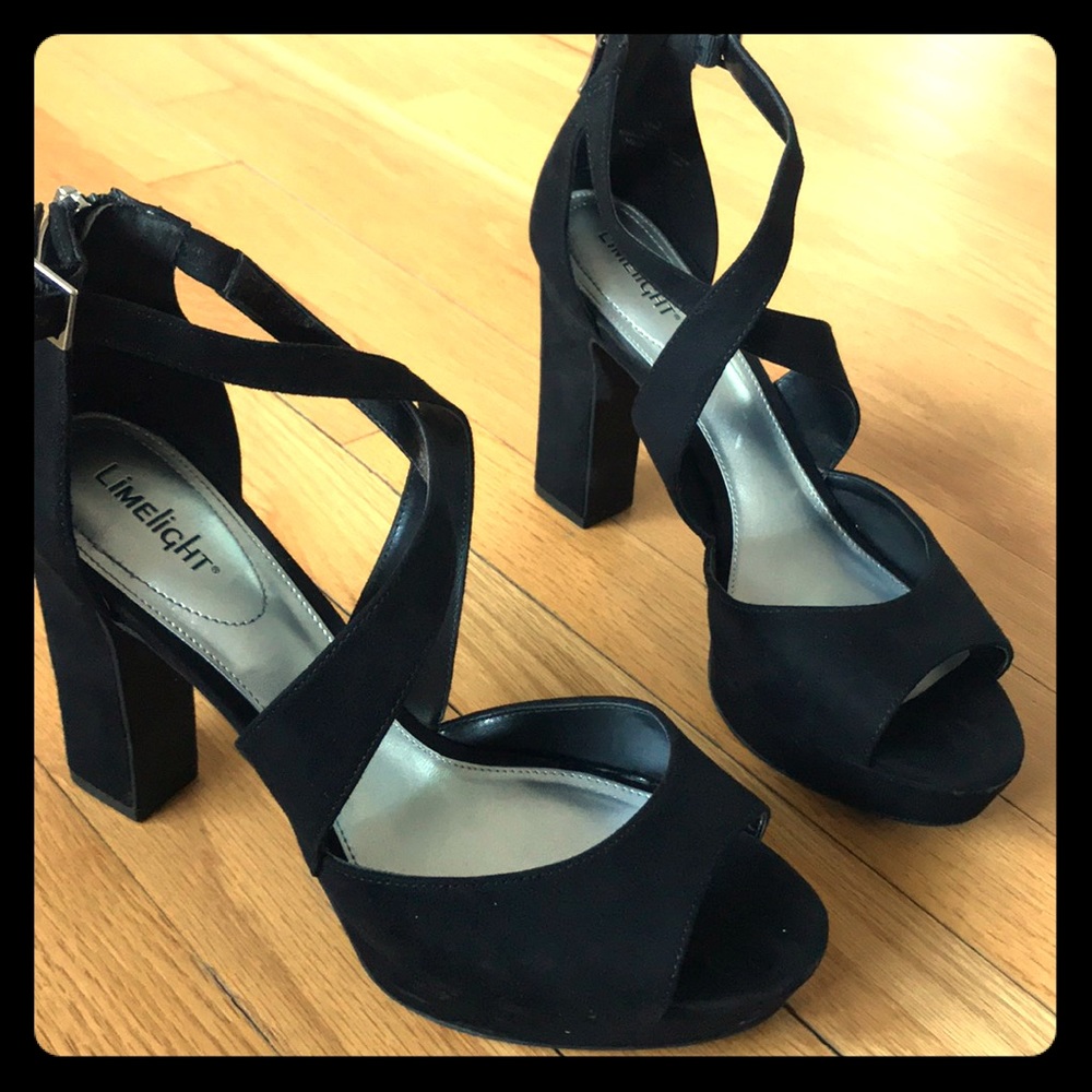 BLACK HEELS (chunky)